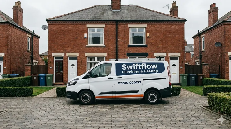 Swiftflow Plumbing & Heating branded van